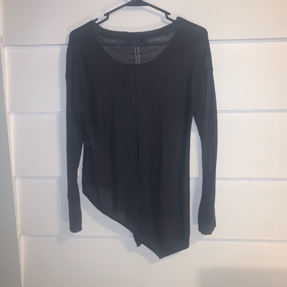 Vera Wang Simply Vera Sheer Knit Top